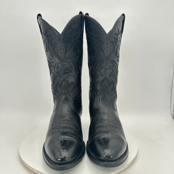 Ariat Heritage Men Size 9EE 34770 Black Leather Pull On Western Cowboy Boot - Picture 2 of 12